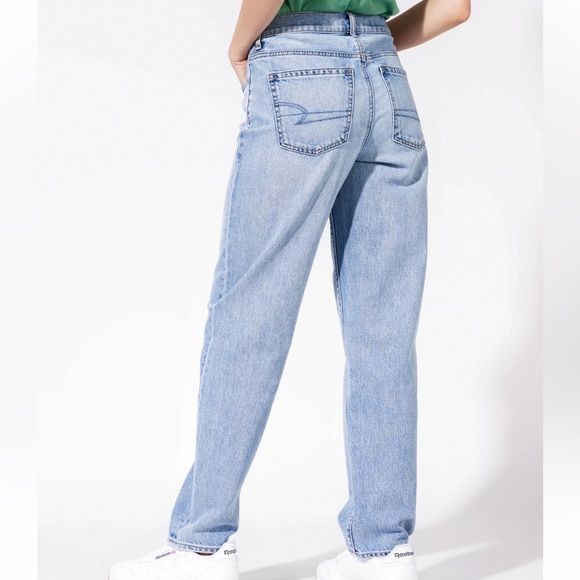 American Eagle 90s Straight Jeans white color size 6 - Picture 8 of 8